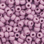 Perles de rocailles Miyuki 6/0 Opaque mauve purple 6-410