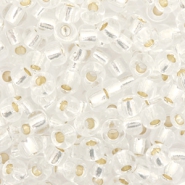 Perles de rocailles Miyuki 6/0 Silverlined crystal 6-1