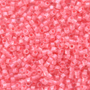 Perles Miyuki delicas 11/0 Coral lined luster crystal pink DB-70
