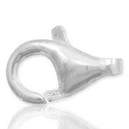 Argent 925 appr&ecirc;ts fermoir mousqueton 9mm Argent