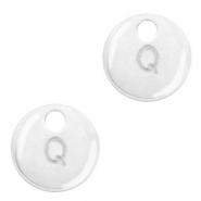 Breloques en m&eacute;tal Basic Quality lettre Q Argent&eacute; antique (sans nickel)