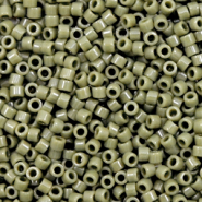 Perles Miyuki d&eacute;licas 11/0 Duracoat opaque dyed taupe greige DB-2365