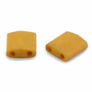 Perles Miyuki tila 5x5mm Opaque matte mustard brown TL-2312