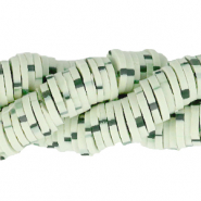 Perles Katsuki 6mm Vert cendre