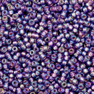Perles de rocailles Miyuki 11/0 Silverlined AB amethyst 11-1024