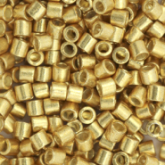 Perles Miyuki d&eacute;licas 8/0 Duracoat galvanized gold DBL-1832