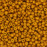 Perles de rocailles Miyuki 11/0 Opaque matte mustard brown  11-2312