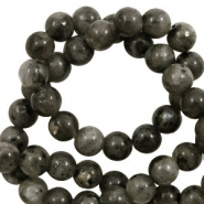 Pierres naturelles Labradorite 8mm Anthracite fonc&eacute;