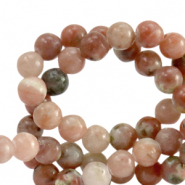 Pierres naturelles Marbre 6mm Rose marbre-blanc cass&eacute;
