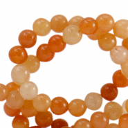 Pierres naturelles Quartz 6mm Multicolore orange gr&egrave;s-blanc cass&eacute;