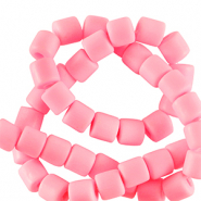 Perles en polym&egrave;re 6mm Rose