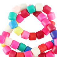 Perles en polym&egrave;re 6mm Multicolore