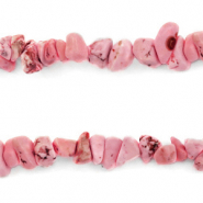Perles Chips Rose past&egrave;que