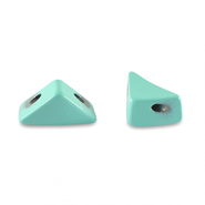 Perles tile triangle Bleu oc&eacute;an