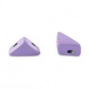 Perles tile triangle Violet paisley