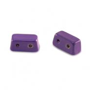 Perles tile rectangle Violet raisin