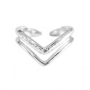 Bagues en acier Inox Argent&eacute;