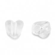 Perles acryliques c&oelig;ur Transparent