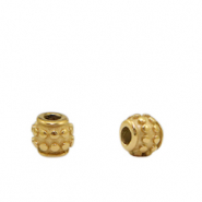 Perles en acier Inox 5mm Dor&eacute;