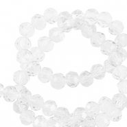Perles &agrave; facettes 3x2mm disque Heishi Transparent