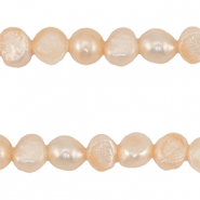 BQ Perles d'eau douce rond 7-9mm Rose p&ecirc;che