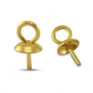 Appr&ecirc;ts en acier inox embout pour perles Dor&eacute;