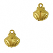 Breloques en acier Inox coquille Dor&eacute;
