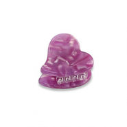 Accessoires pour cheveux pince &agrave; cheveux coeur Violet
