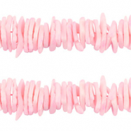 Perles coquillage chips Rose