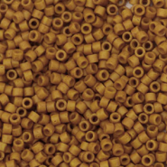 Perles Miyuki d&eacute;licas 11/0 Opaque dyed pumpkin brown DB-653