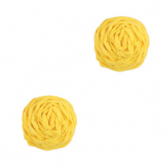 Pendentifs en Raphia 12mm Jaune