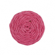 Pendentifs en Raphia 25mm Fuchsia
