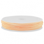 Fil macram&eacute; tress&eacute; 0,8mm P&ecirc;che m&eacute;tallique