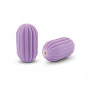 Perles acryliques ovale Violet
