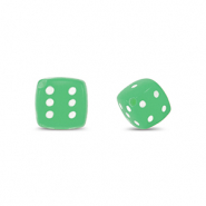 Perles acryliques d&eacute;s Vert