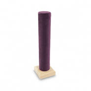 Pr&eacute;sentoir bijoux pour bracelets Natural-violet aubergine