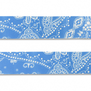 Bandana Bleu clair-blanc