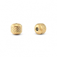 Perles en acier inox 6mm Dor&eacute;