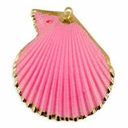 Pendentifs coquillage specials Coquille Saint-Jacques Rose