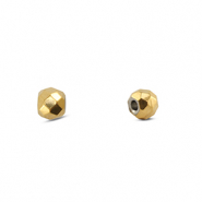 Perles en acier Inox Dor&eacute;