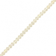 Perles &agrave; facettes 8x6mm disque Heishi Transparent