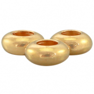 Métal DQ perle 7x3mm Doré (sans nickel)