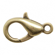 Appr&ecirc;ts en m&eacute;tal DQ fermoir mousqueton 12mm Bronze antique (sans nickel)