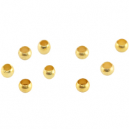M&eacute;tal DQ perles &agrave; &eacute;craser 3.0mm dor&eacute; (sans nickel)