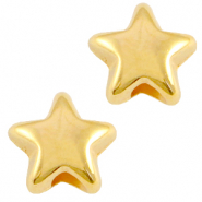 Perles en métal DQ étoile Doré (sans nickel)