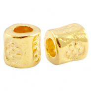 Perles en métal DQ tube Doré (sans nickel)