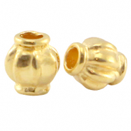 Perles en métal DQ 4x3.5mm Doré (sans nickel)