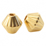 Perles en métal DQ cône Doré (sans nickel)