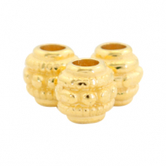 Perles en métal DQ déco 6mm Doré (sans nickel)