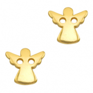 Breloques en m&eacute;tal DQ connecteur ange Dor&eacute; (sans nickel)